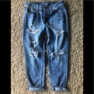 American Eagle Boy Crop Jeans Size 2